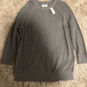 Old Navy Charcoal Women's Crew Neck Sweater